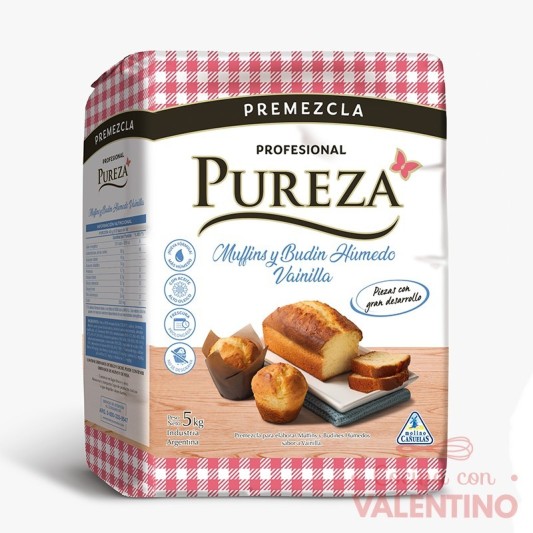 Premezcla Pureza Muffin y Budin Humedo Vainilla - 5 Kg