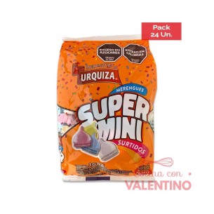 Merengue Urquiza Supermini Color - 100 Grs - Pack 24 Un