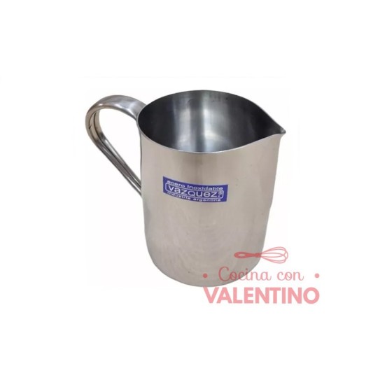 Jarra Medidora Acero con Pico - 500 Cc