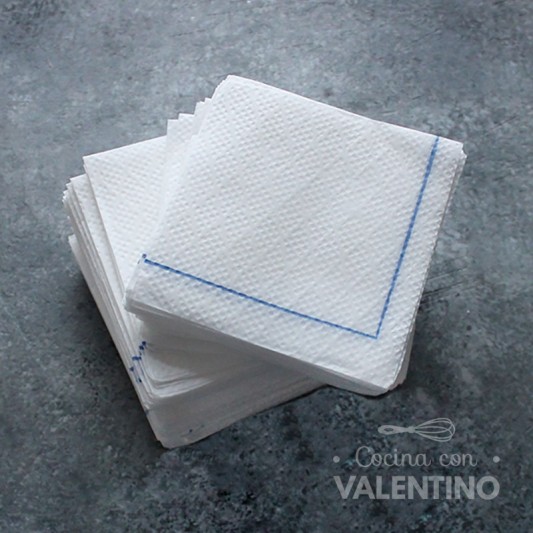 Servilletas Cuad. de Papel 100u (medida 24cm)