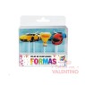 Vela Party Store Carreras Auto - 5 Un