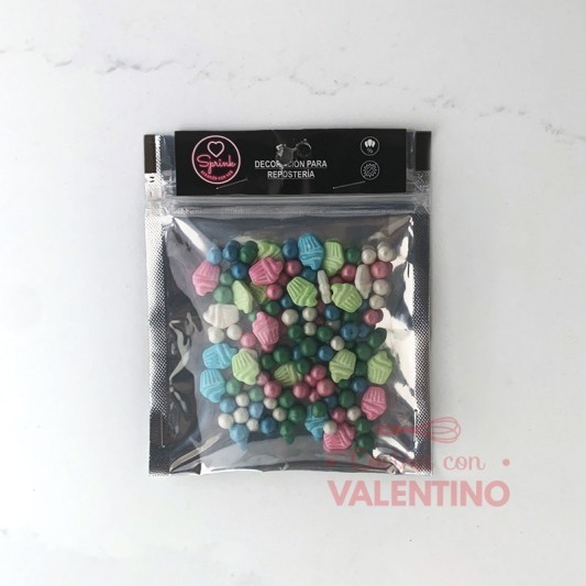 Mix Perlas y Formas Cupcakes Sprink