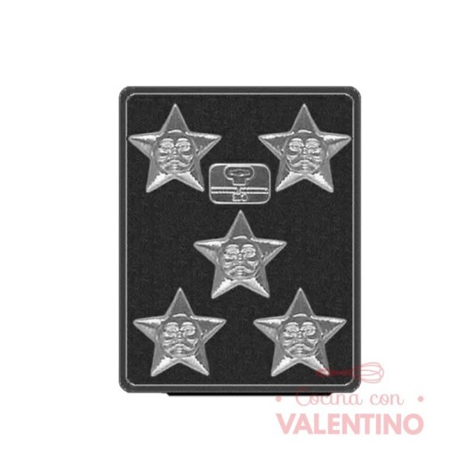 Placa Parpen Estrella con Sol x5