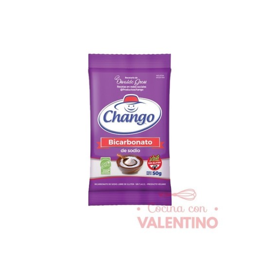 Bicarbonato de Sodio Chango - 50 Grs