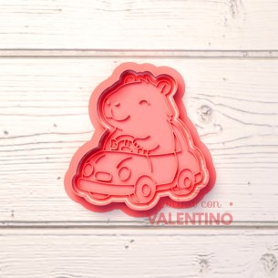 Cortante + Sello DeliPrint Carpincho Capibara Auto