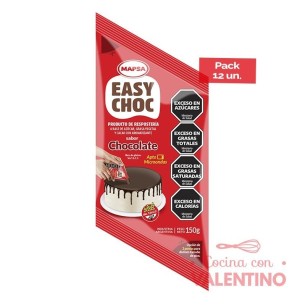 Baño de Reposteria Easy Choc Semiamargo - 150 Grs - Pack 12 Un