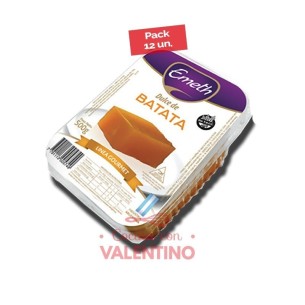 Dulce de Batata Emeth BANDEJA - 500 Grs - Pack 12 Un