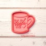 Cortante + Sello DeliPrint Taza Papa Te Amo
