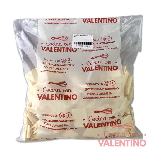 Baño de Reposteria Andino Blanco NUEVO - 1 Kg