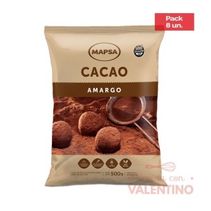 Cacao en Polvo Mapsa (sin tacc) - 500 Grs - Pack 8 Un