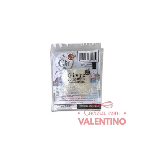 Givre Comestible Pastelar Blanco - 4un x 1Grs