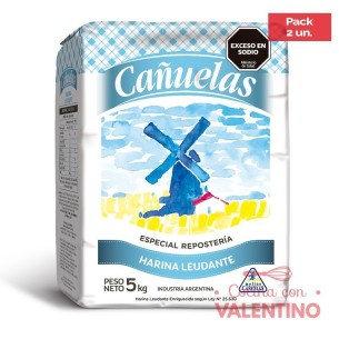 Harina Leudante Cañuelas - 5 Kg - Pack 2 Un