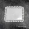 Bandeja Blonda Plastica Rectangular (medida 24x18cm)