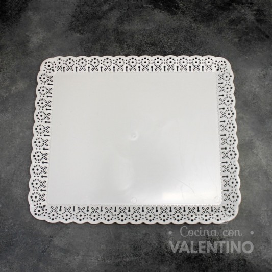Bandeja Blonda Plastica Rectangular (medida 39x33cm)