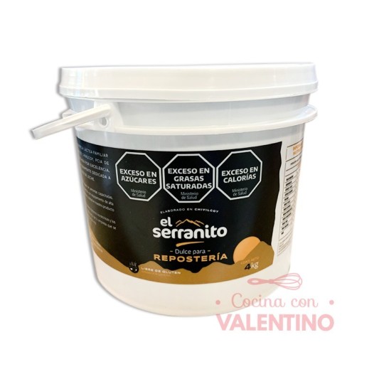 Dulce para Reposteria Milkey Serranito - 4 Kg