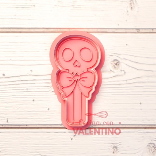 Cortante + Sello DeliPrint Paleta Calavera