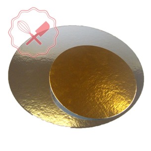 Disco Carton Oro/Plata (medida 16cm)