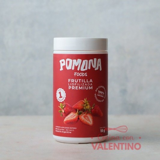 Pomona Frutillas Liofilizadas - 15 Grs