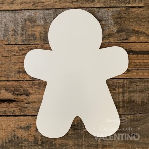 Base Fibro Plus Hombre de Jengibre Blanca 24 Cm