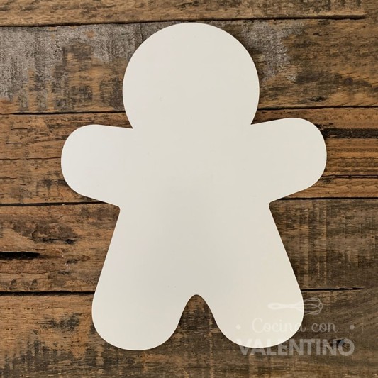 Base Fibro Plus Hombre de Jengibre Blanca 24 Cm