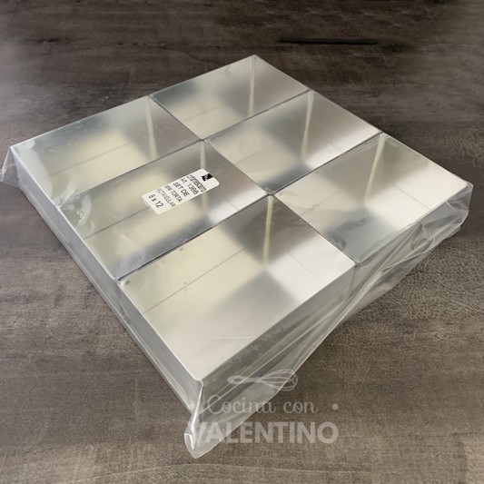 Set Mini Torta Cairo Rectangular - 8x12 - 6 Un
