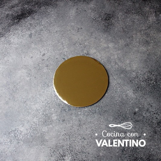 Disco Carton Oro/Plata (medida 12cm)