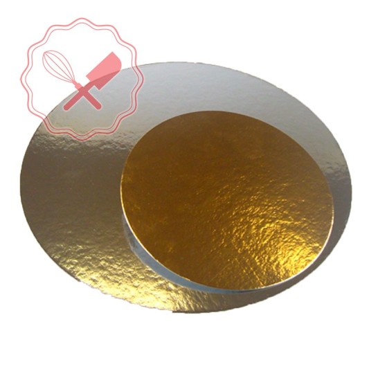 Disco Carton Oro/Plata (medida 20cm)