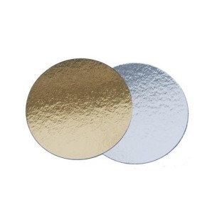 Disco Carton Oro/Plata (medida 22cm)