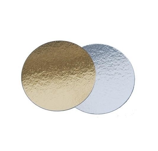 Disco Carton Oro/Plata (medida 22cm)