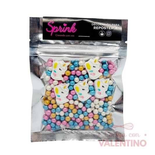 Mix Perlas y Formas Sprink Unicornio
