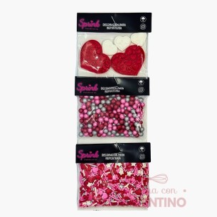 Blister Perlas + Brillos + Sprinkles Amor