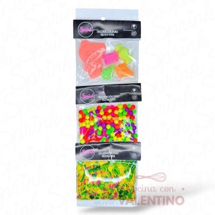 Blister Perlas + Brillos + Sprinkles Golosinas