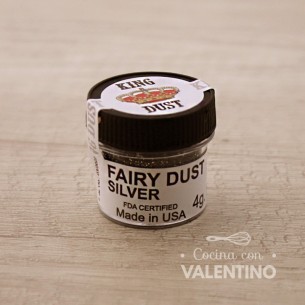 Glitter King Dust Silver - 4 Grs