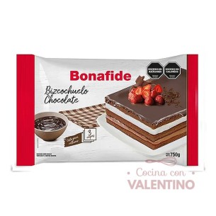 Bizcochuelo Bonafide Chocolate - 750 Grs
