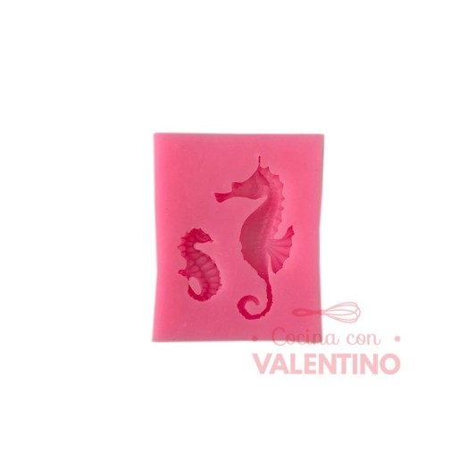 Molde Flexible Caballo de Mar x2