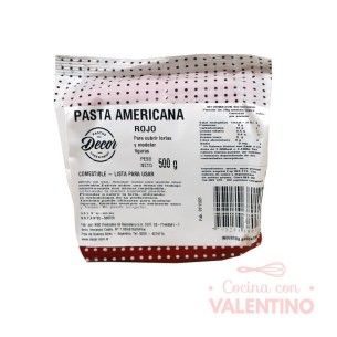 Pasta Americana Roja - 500 Grs