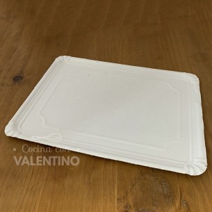 Plato Blanco (medida 25x34cm)