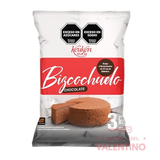 Mix Bizcochuelo Chocolate Keuken - 3 Kg