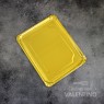 Plato Bandeja Carton Dorado (medida 24x34cm)