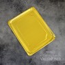 Plato Bandeja Carton Dorado (medida 25x34cm)