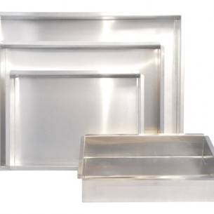 Molde Bizcochuelo Rectangular Hojalata