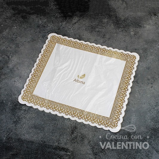 Bandeja Carton con Folen Rectangular (medida 30x35cm)