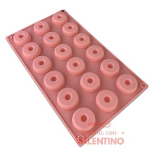 Molde Silicona Donas - 18 Un