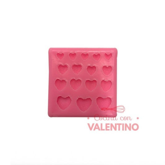 Molde Flexible Corazon - 16 Un