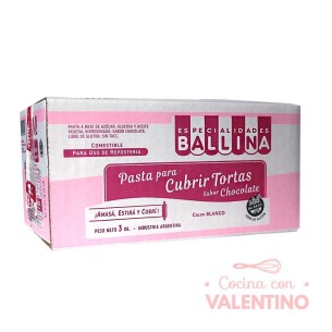 Pasta Cubretorta Ballina Chocolate - 3 Kg