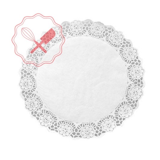 Blonda Calada Blanca 100u (medida 12cm)