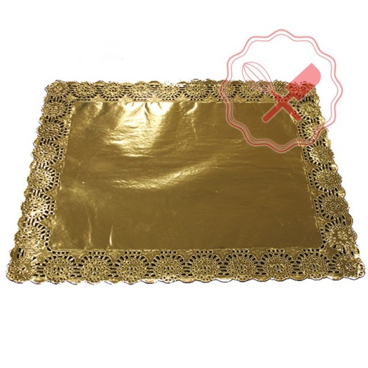 Blonda Calada Oro Rectangular (medida 40x50cm)