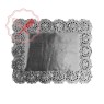 Blonda Calada Plata Rect. (medida 34x41cm)