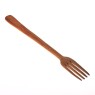 Tenedor Madera Grande Mango Plano - 30 Cm