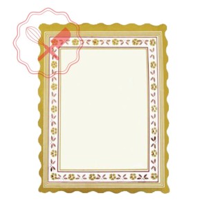 Blonda Parafinada Rectangular (medida 40x50cm)